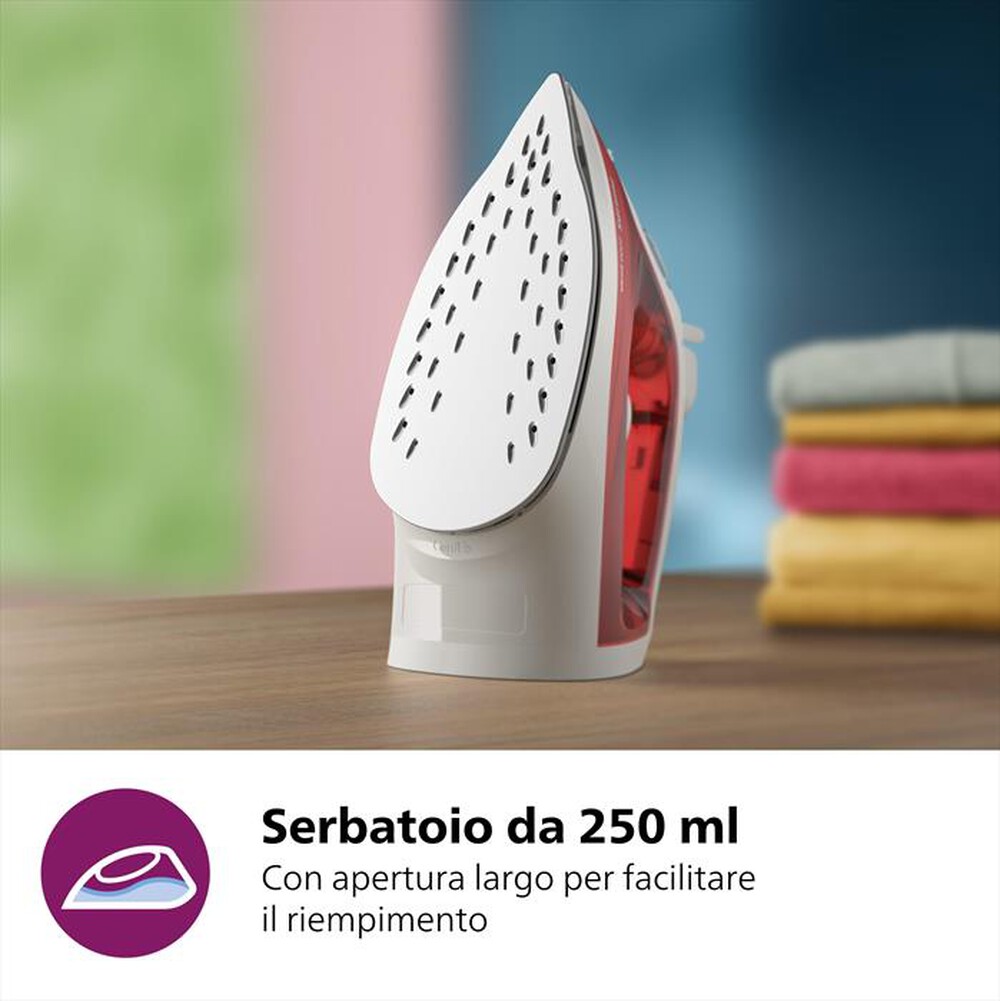 Immagine del prodotto PHILIPS - Ferro da stiro a vapore SERIE 2000 DST2010/40-Rosso