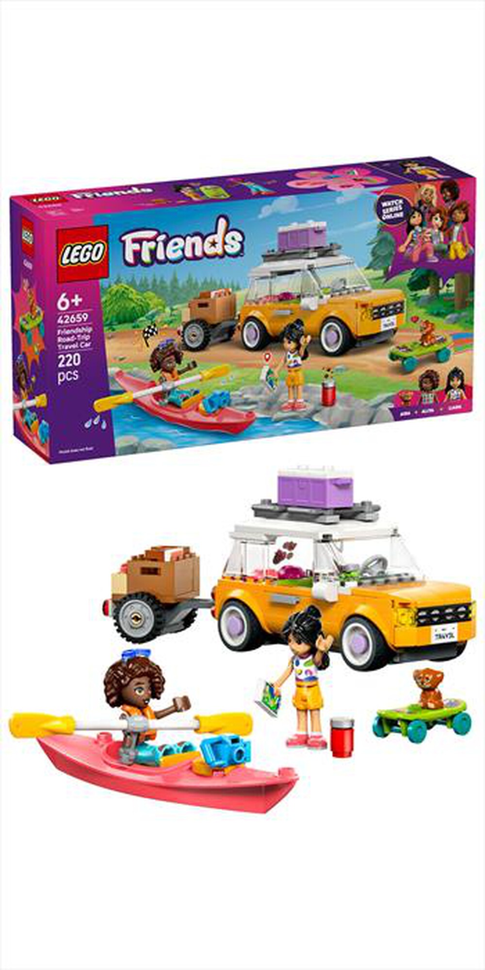 "LEGO - FRIENDS Viaggio in auto con il cucciolo - 42659"