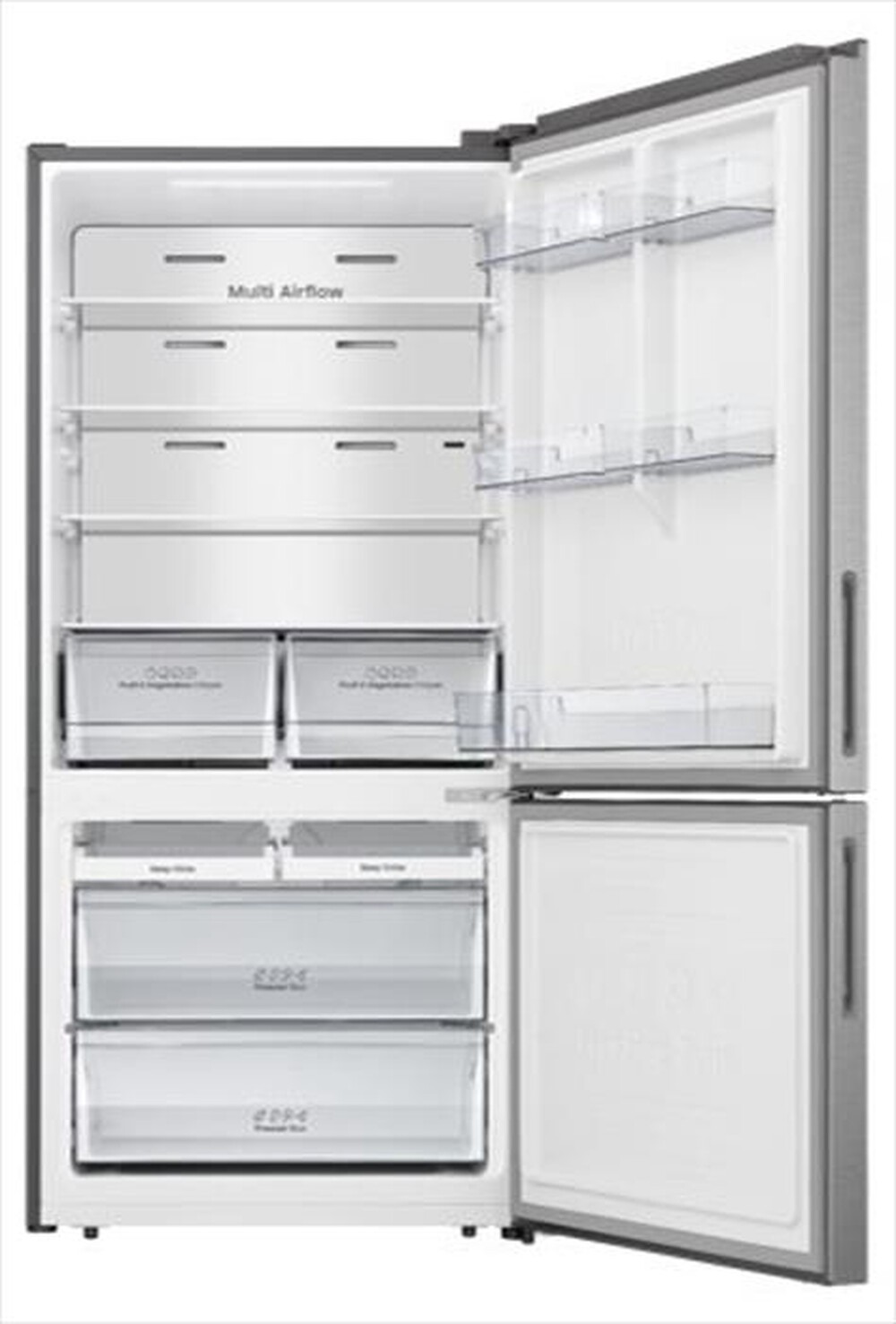 "HISENSE - Frigorifero combinato RB650N4ACE Classe E 503 lt-Inox"
