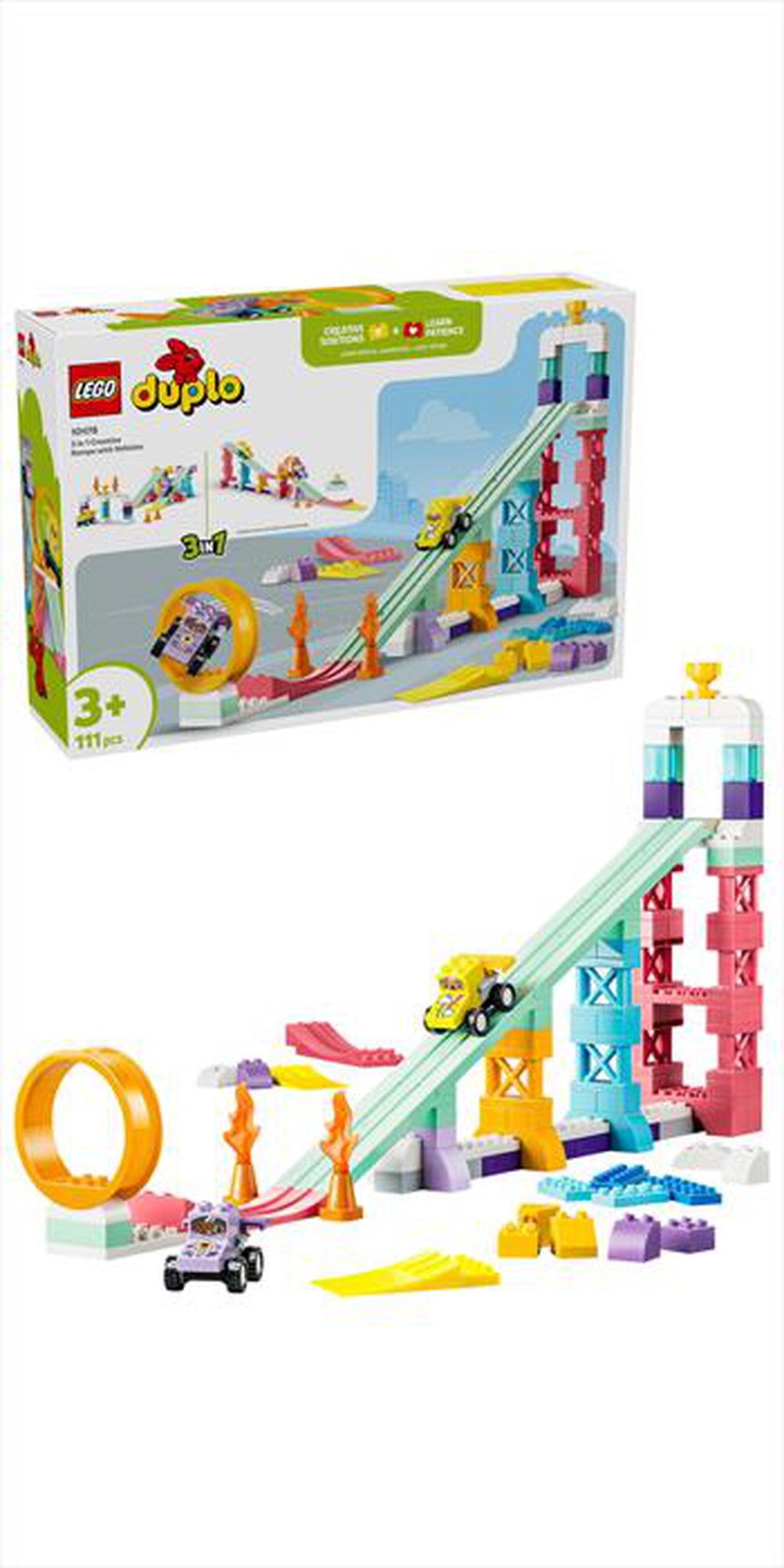 Immagine del prodotto LEGO - DUPLO Rampe creative 3 in 1 con veicoli - 10478