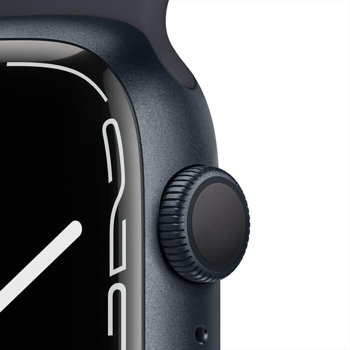 APPLE - Apple Watch Series 7 GPS 45mm Alluminio-Cinturino Sport Mezzanotte  | Euronics