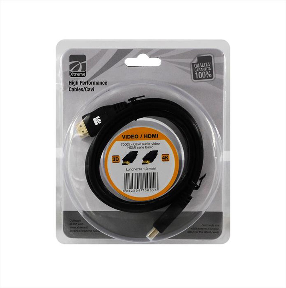Immagine del prodotto XTREME - Cavo audio-video HDMI-NERO
