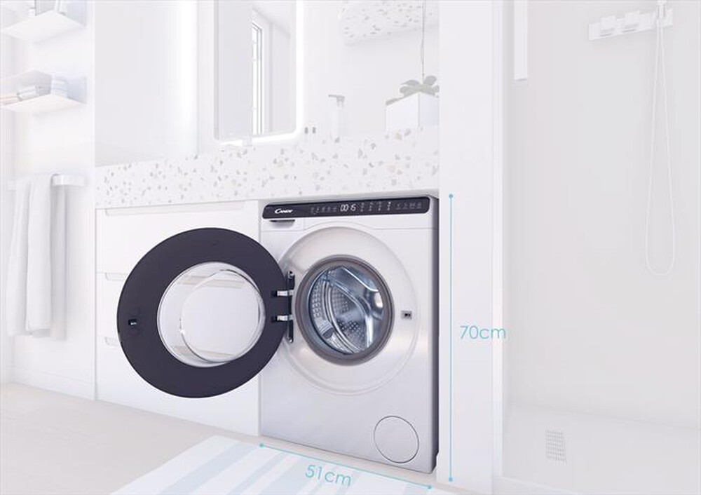 "CANDY - Lavatrice CW50BP12307GS 5 Kg Classe A-Bianco"