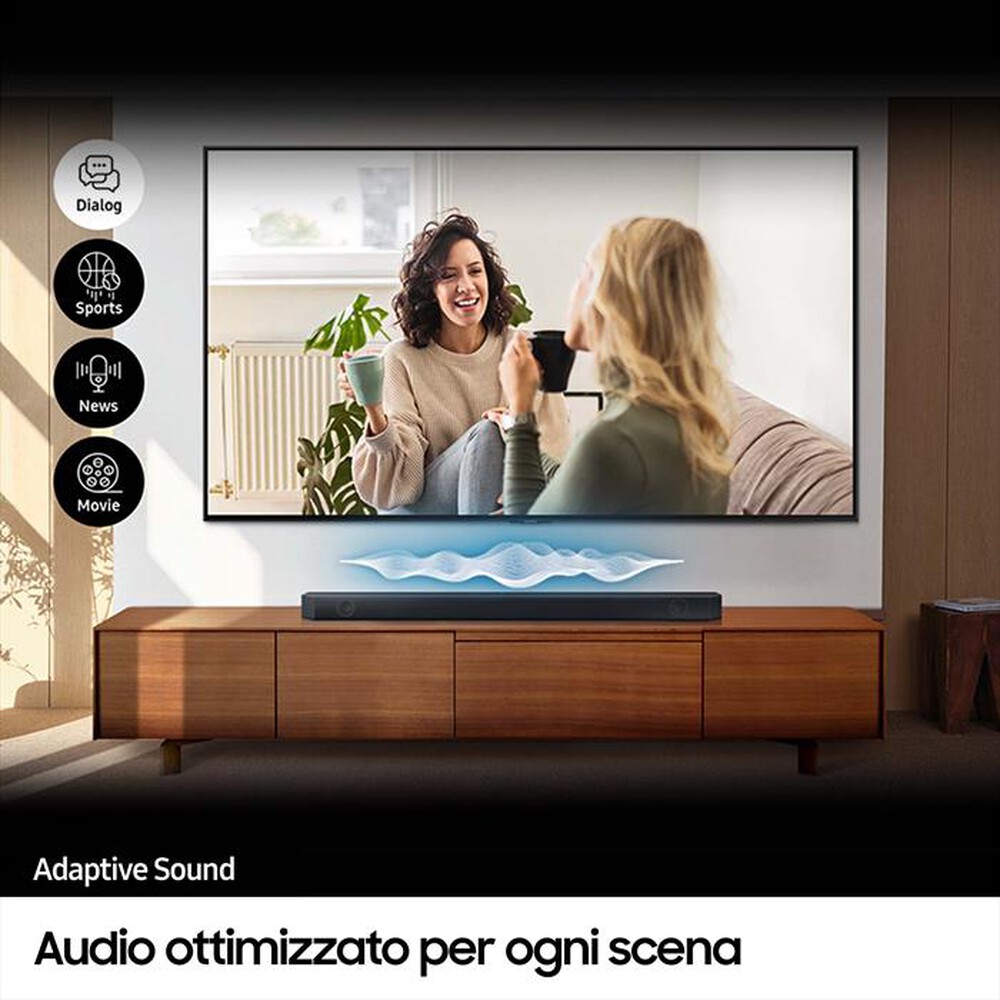 "SAMSUNG - Soundbar HW-Q600C/ZF Serie Q-BLACK"
