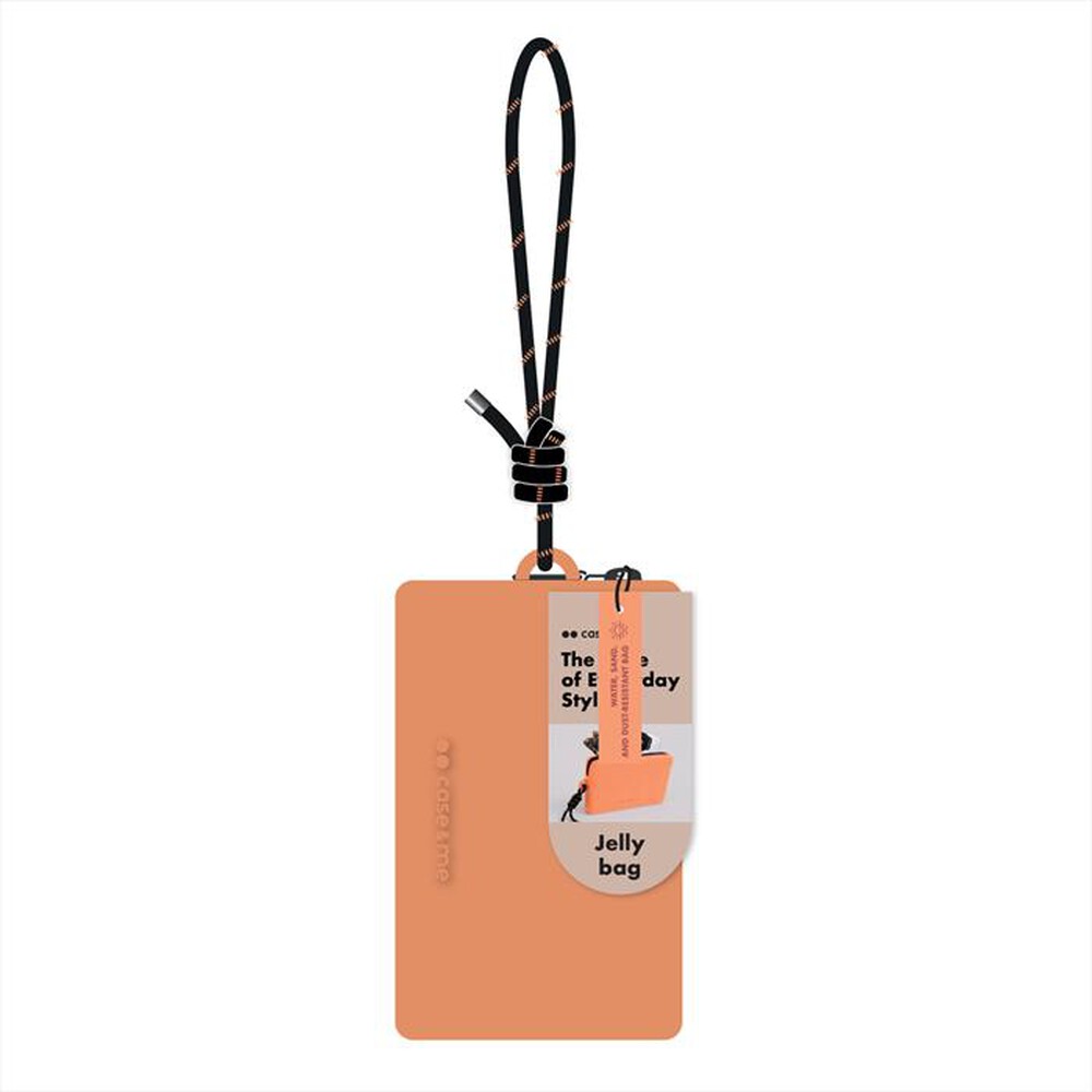Immagine del prodotto CASEME - Borsa in silicone misura M con cordino-Arancione