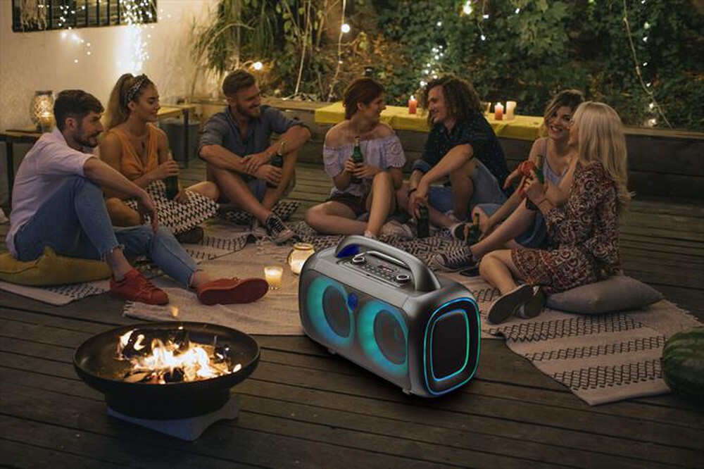Immagine del prodotto MUSIC SOUND - SPEAKER BOOM BOX 80S-Nero