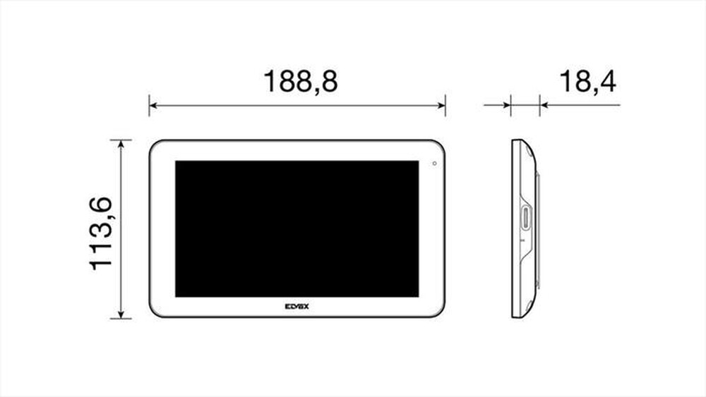 "VIMAR - KIT VIDEO 7IN WIFI 1F-Bianco"
