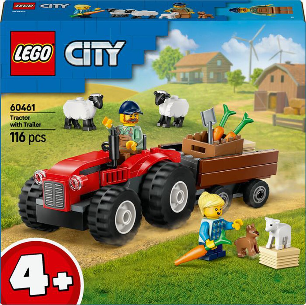 Immagine del prodotto LEGO - CITY Trattore agricolo con rimorchio e pecore60461