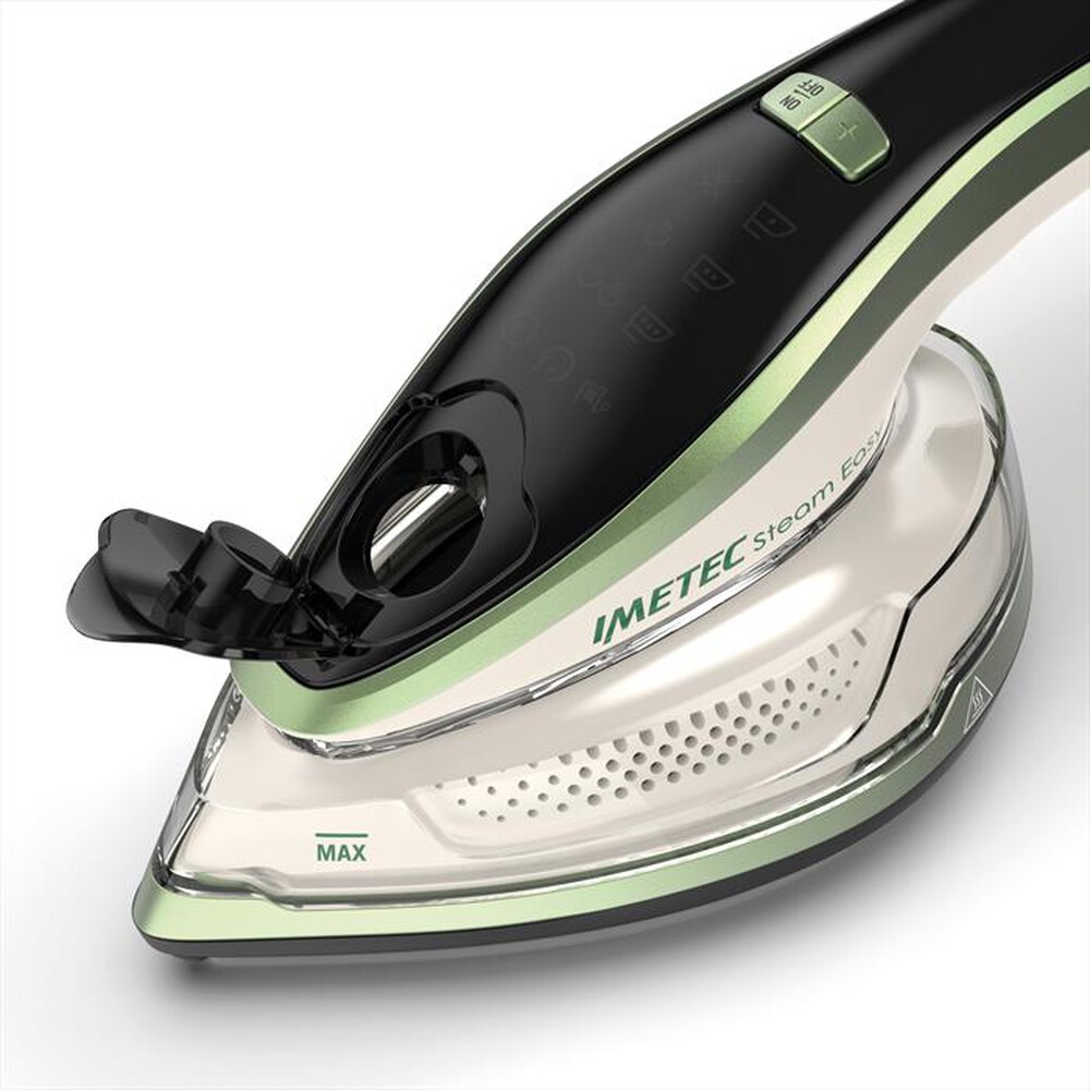Immagine del prodotto IMETEC - FERRO DA STIRO VERTICALE STEAM EASY-Bianco, verde, nero