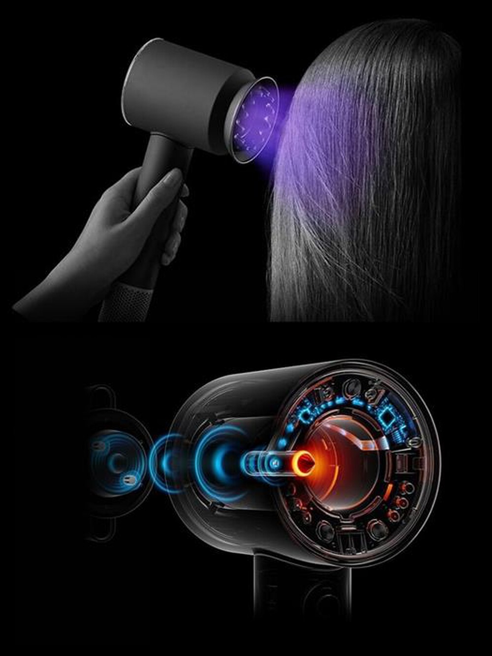 Immagine del prodotto DYSON - Asciugacapelli Supersonic Nural Lisci/Mossi-Amber Silk