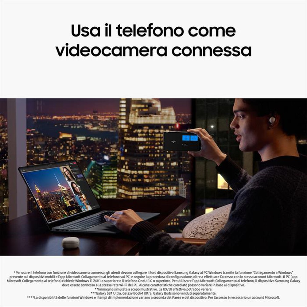 Immagine del prodotto SAMSUNG - Notebook GALAXY BOOK4 ULTRA-Moonstone Gray