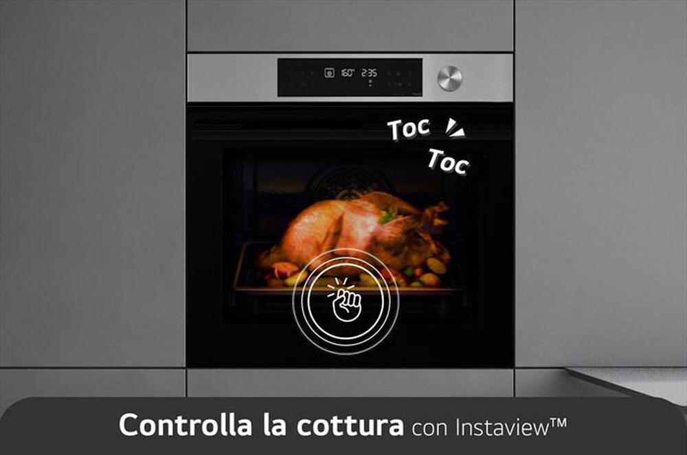 "LG - Forno incasso elettrico INSTAVIEW WSED7613S A+-Inox"
