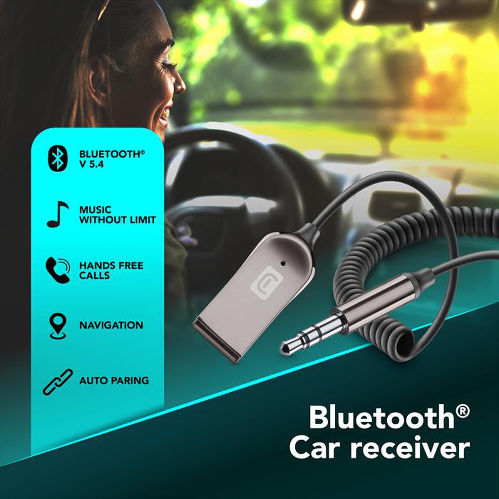 Immagine del prodotto CELLULARLINE - CAVO RICEVITORE BLUETOOTH CONNETTORE JACK 3.5-Nero