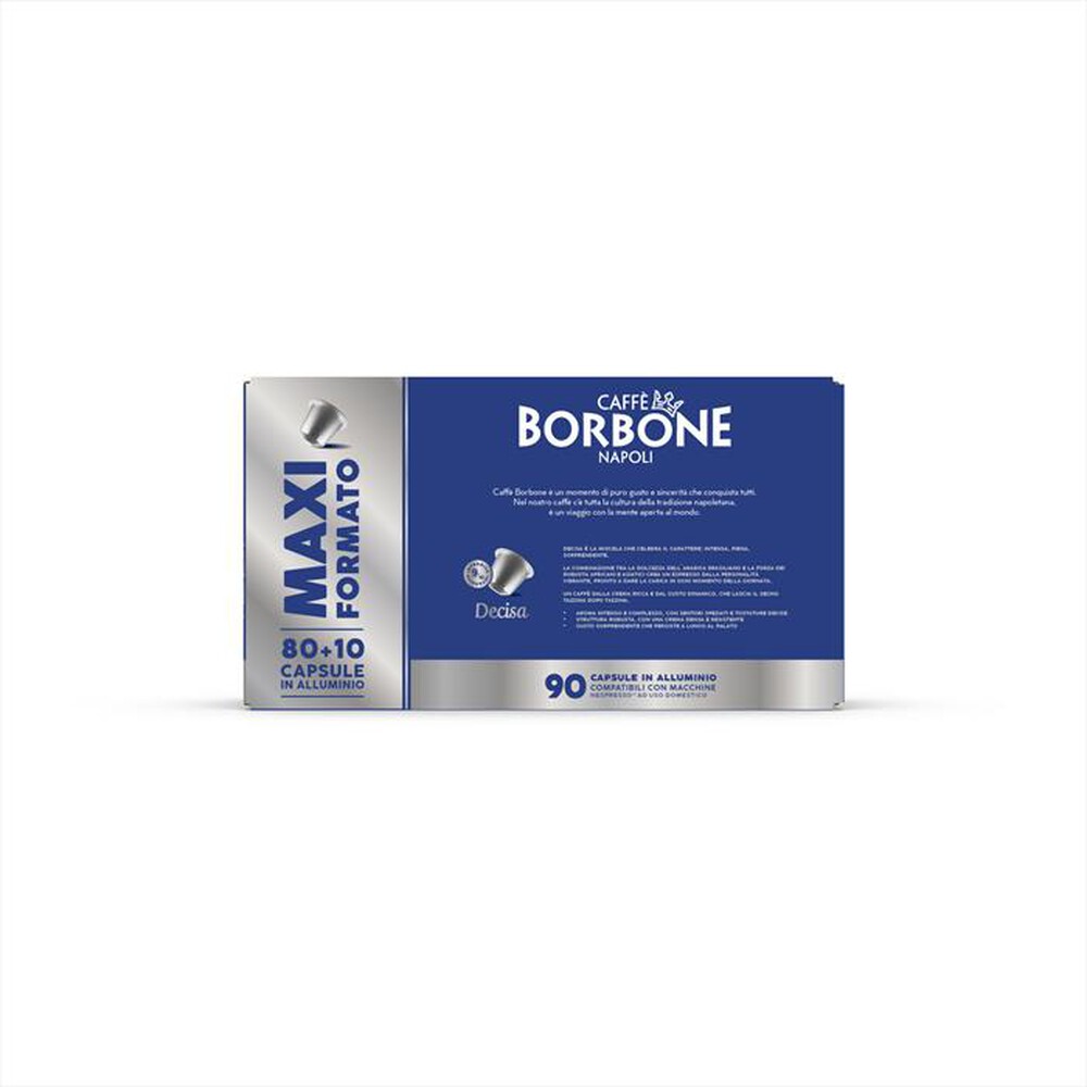 Immagine del prodotto CAFFE BORBONE - NESPRESSO ALLUMINIO DECISA 80+10 PZ