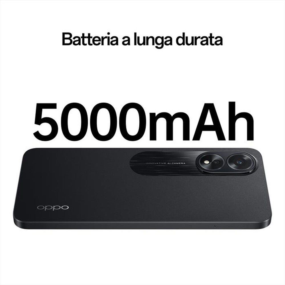 "OPPO - Smartphone A18 4+128-GLOWING BLACK"