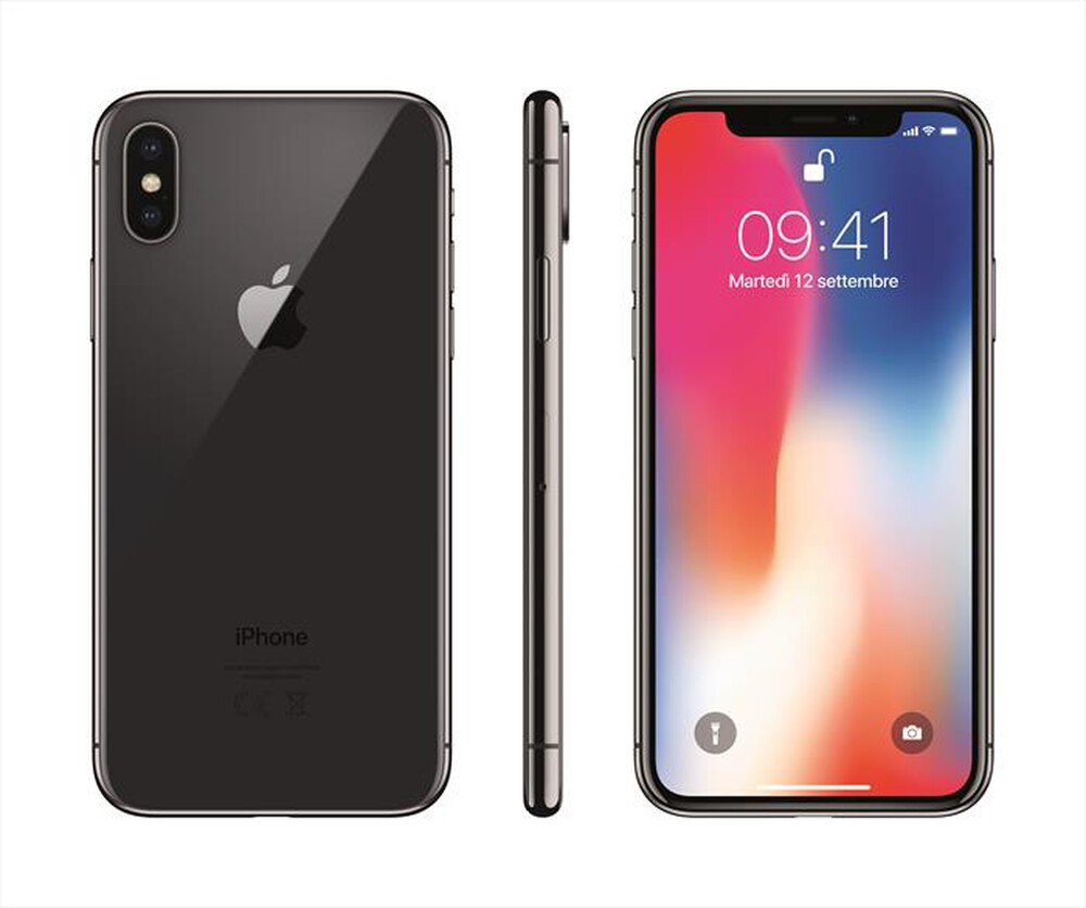 "APPLE - iPhone X 64GB OTTIMO BATTERIA NUOVA-Grigio Siderale"