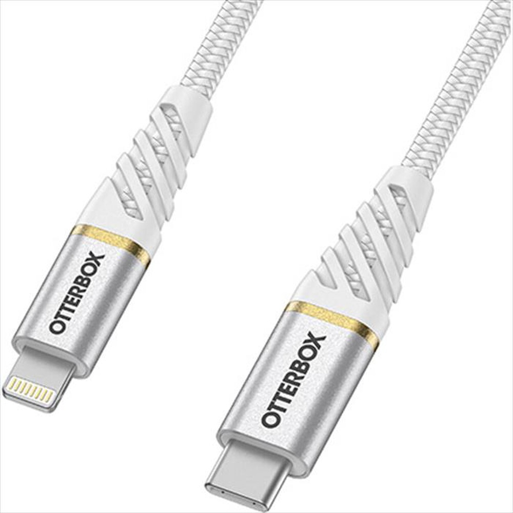 "OTTERBOX - CAVO PREMIUM USB-C A LIGHTNING 2M-BIANCO"