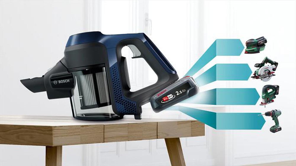 Immagine del prodotto BOSCH - Aspirapolvere ricaricabile BCS611P4A-Nero