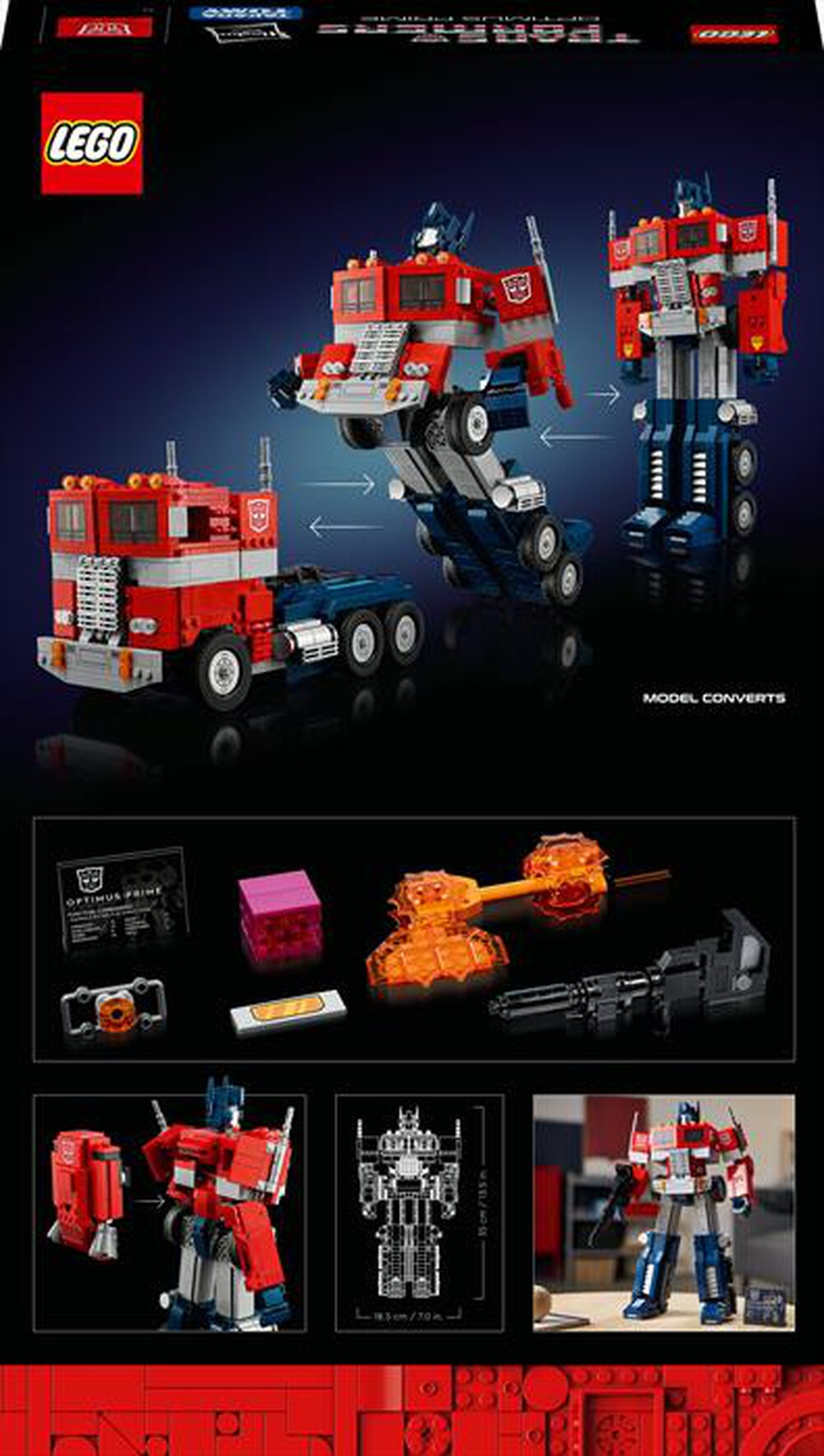 Immagine del prodotto LEGO - ICONS Optimus Prime 10302