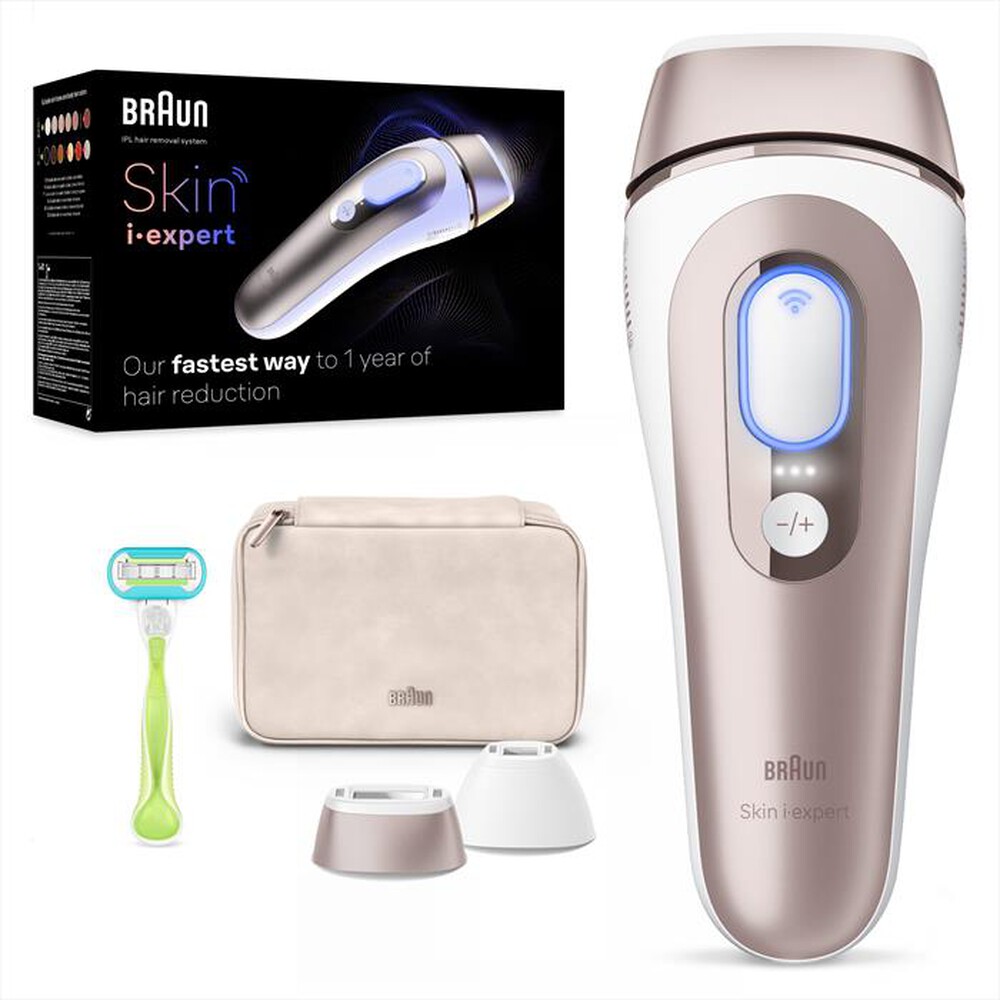"BRAUN - LUCE PULSATA PL7147-BIANCO/BRONZO"