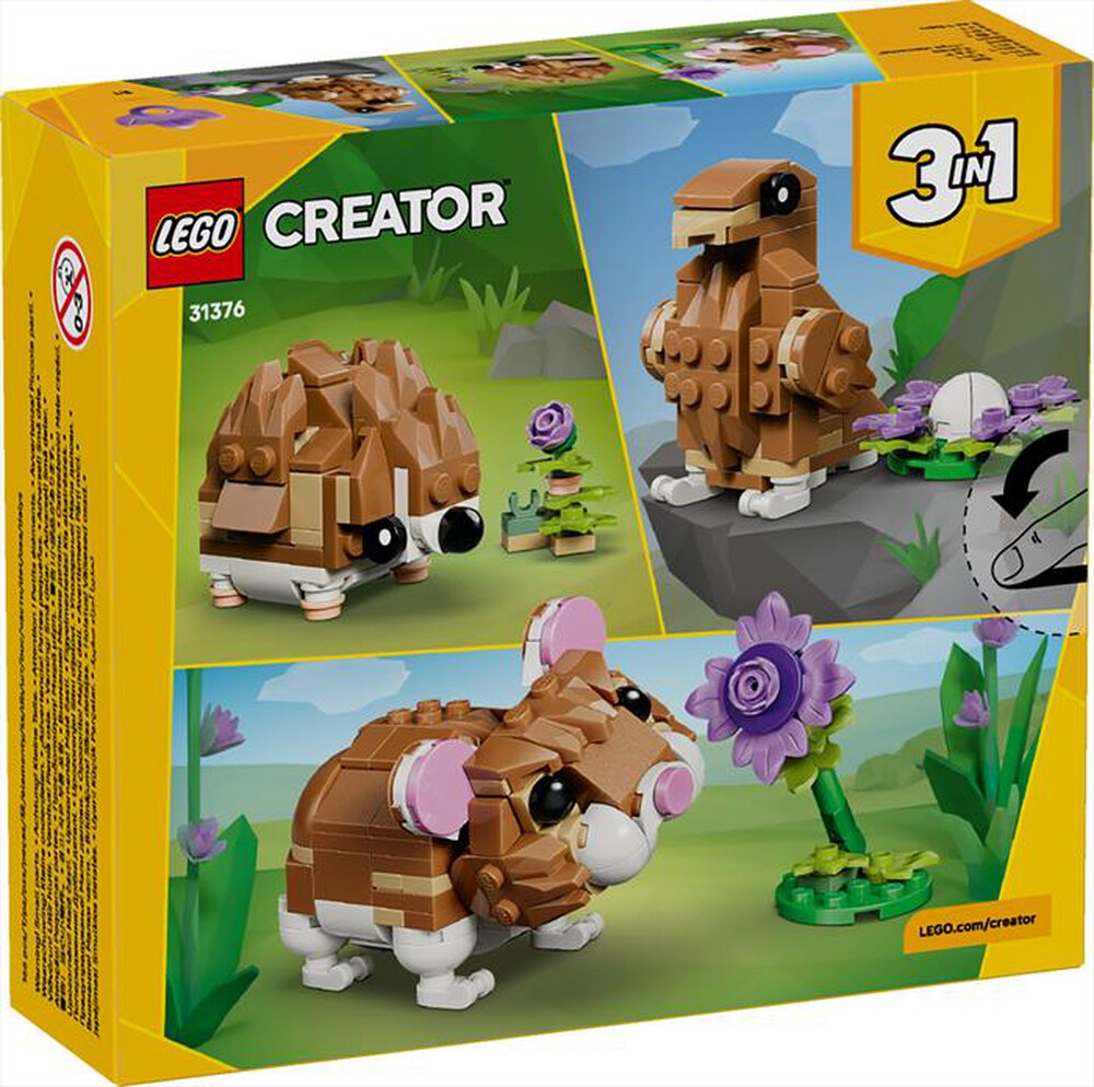 Immagine del prodotto LEGO - CREATOR 3IN1 Simpatico criceto con fiore - 31376