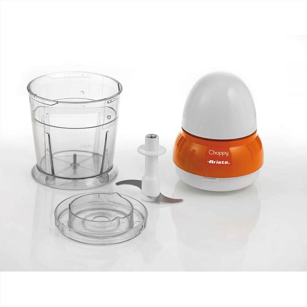 "ARIETE - 1836 Choppy Tritatutto 250ml-Arancione, Bianco"