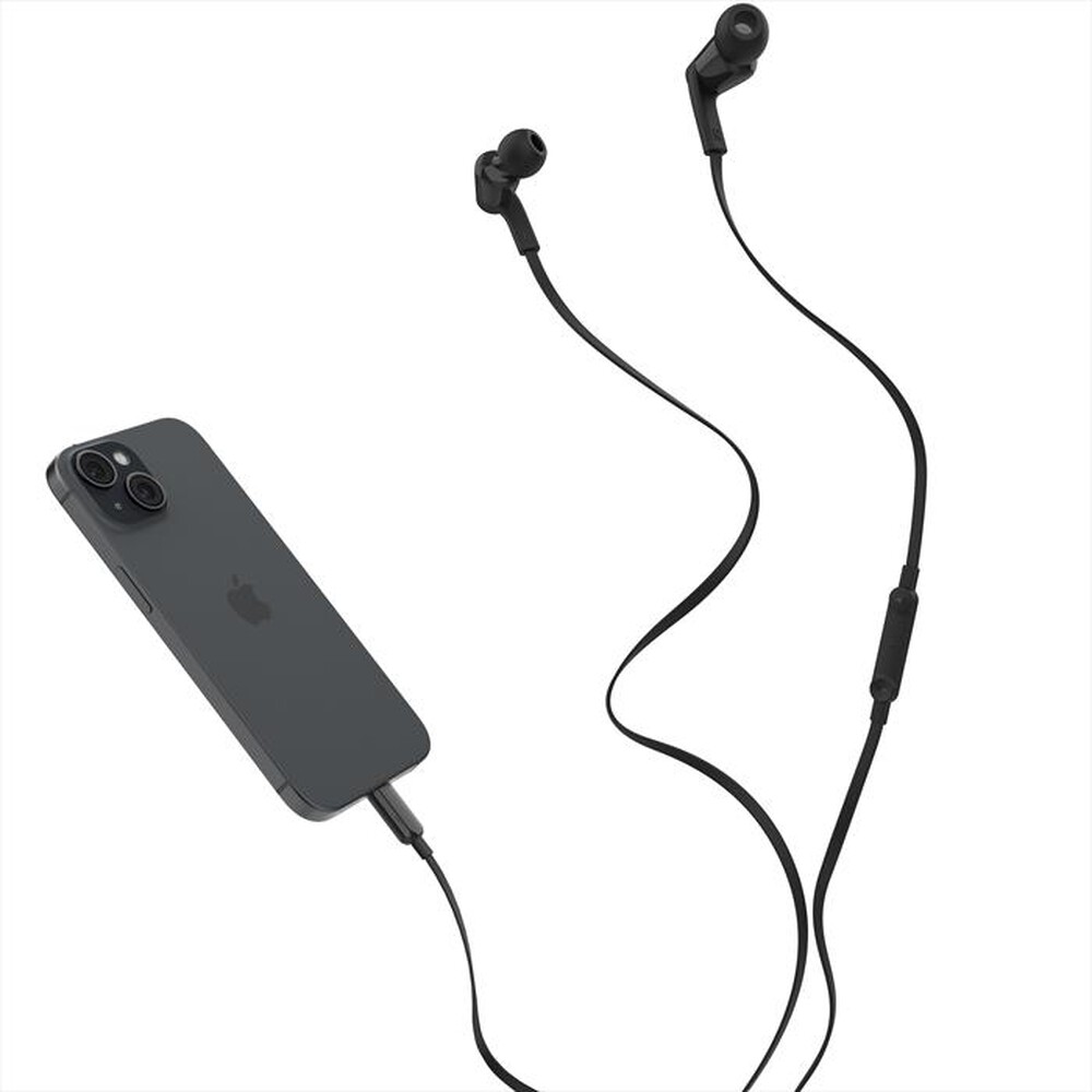"BELKIN - USB-C EARBUDS W/ ADJUSTABLE VOLUME LIMITER-Nero"