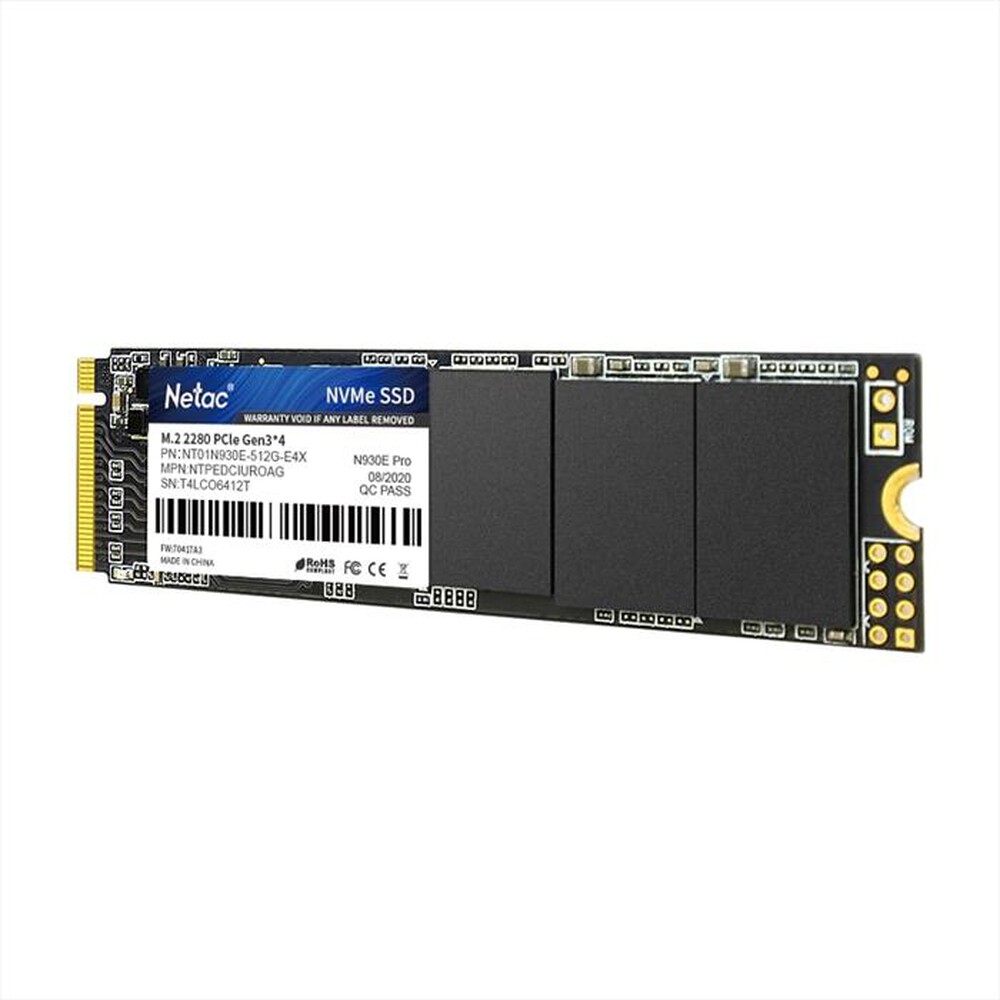 "NETAC - SSD M.2 2280 NVME N930E PRO 512GB-NERO"