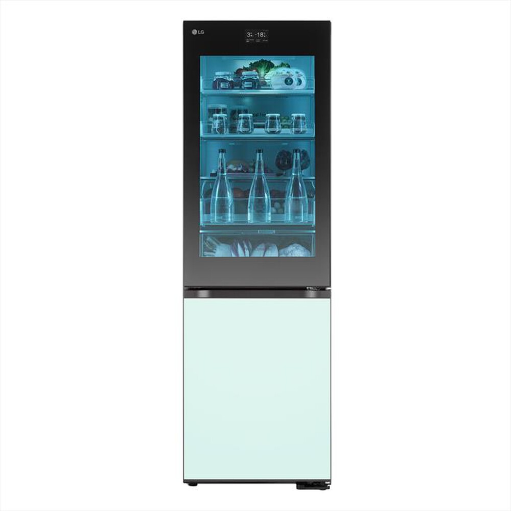 "LG - Frigorifero combinato GBG719MDNN Classe D 352L-Multicolour"