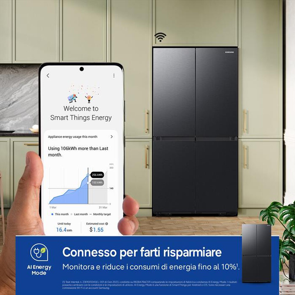 Immagine del prodotto SAMSUNG - Frigorifero multidoor RF65DG960EB1EF Classe E 646l-Antracite
