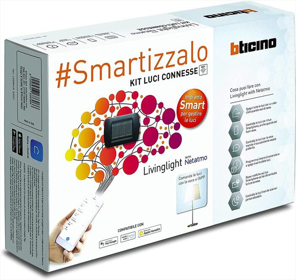 "BTICINO - KIT LUCE SMART LL-Antracite"