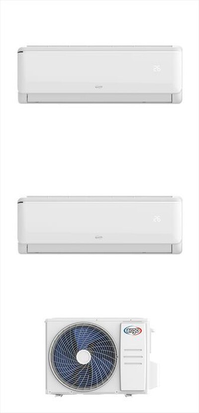 ARGO - Kit Dual GREENSTYLE TOP DUAL 9000+12000 R32 WI-FI-Bianco