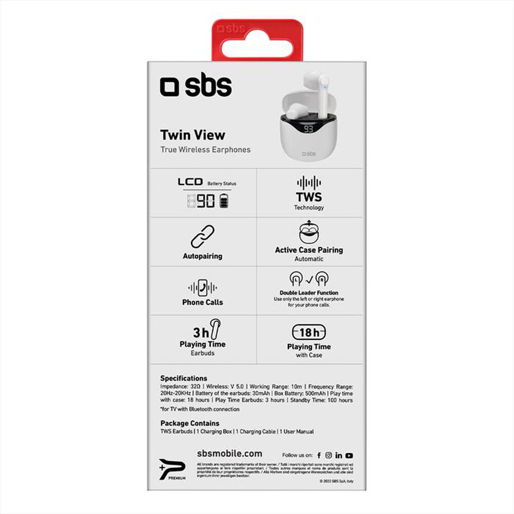 "SBS - TEEARTWSRAYBTW-BIANCO"