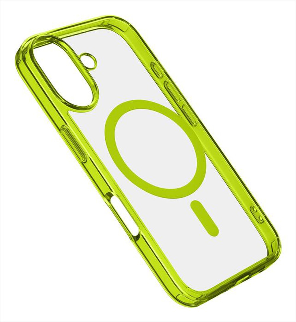 "CELLULARLINE - Cover case ICONIC MAG per iPhone 16-Lime"
