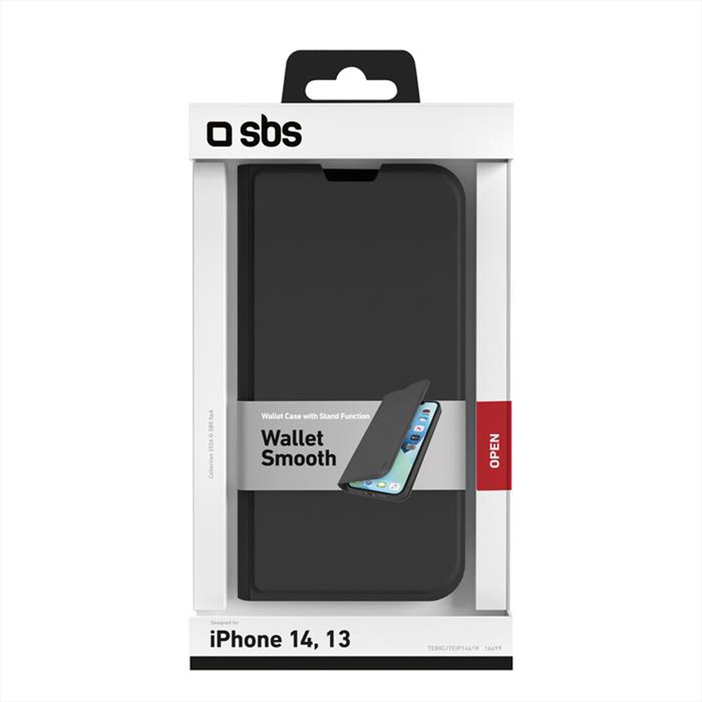 "SBS - Cover TEBKLITEIP1461K per iPhone 14-Nero"