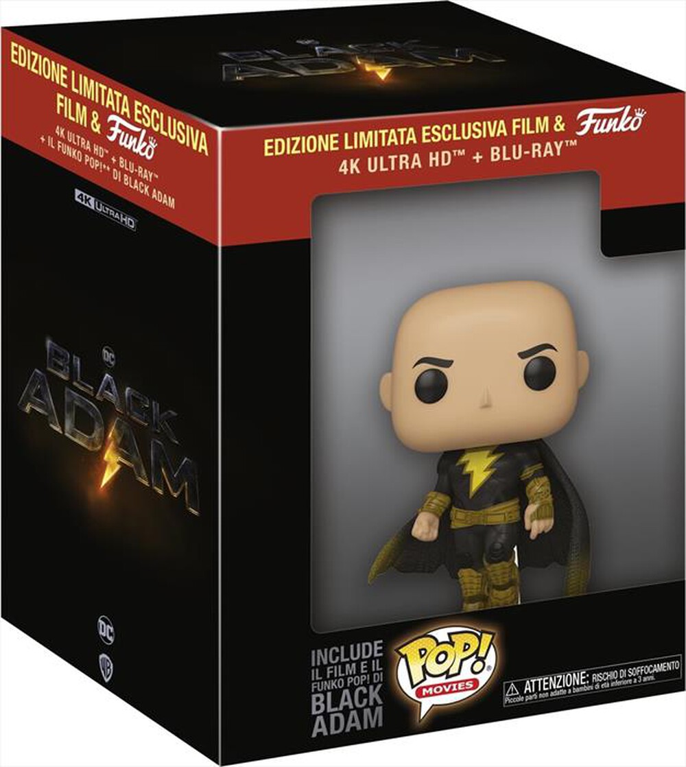 Immagine del prodotto WARNER HOME VIDEO - Black Adam + Funko (4K Ultra Hd+Blu-Ray+Figure)