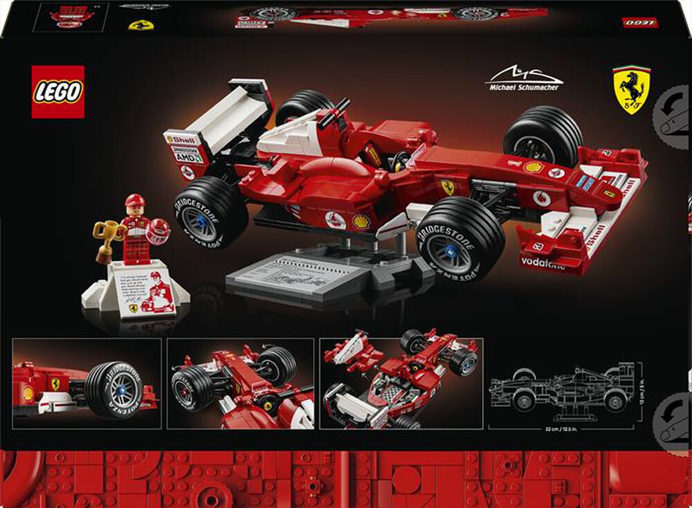 Immagine del prodotto LEGO - ICONS Ferrari F2004 e Michael Schumacher - 11375