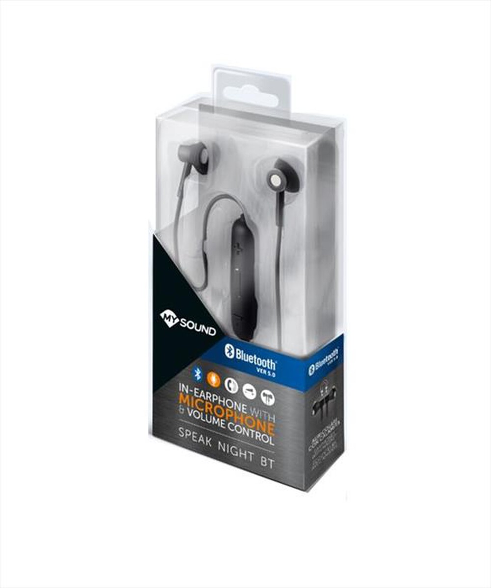"MELICONI - SPEAK NIGHT BLACK BT 5.0-Nero e argento"