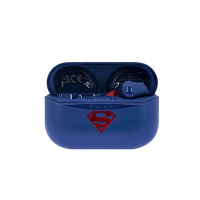 OTL - Auricolari Bluetooth SUPERMAN EARPODS-BLUE