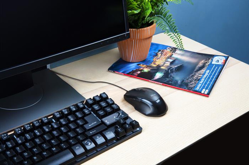 "TRUST - VOCA COMFORTABLE MOUSE-Black"