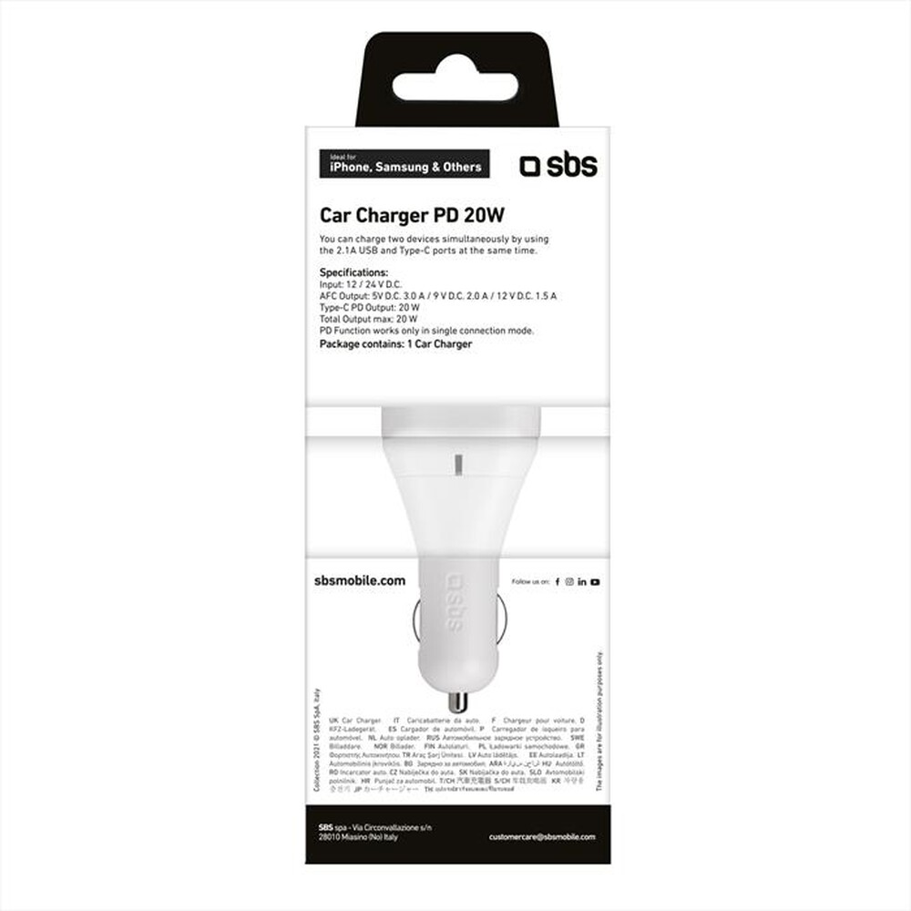 Immagine del prodotto SBS - TECRPD20W-Bianco