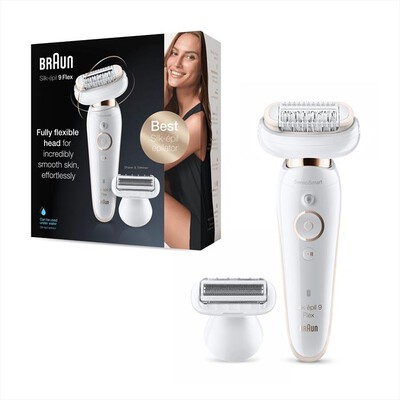 BRAUN - Silk-épil 9 Flex 9-002-Bianco/Oro