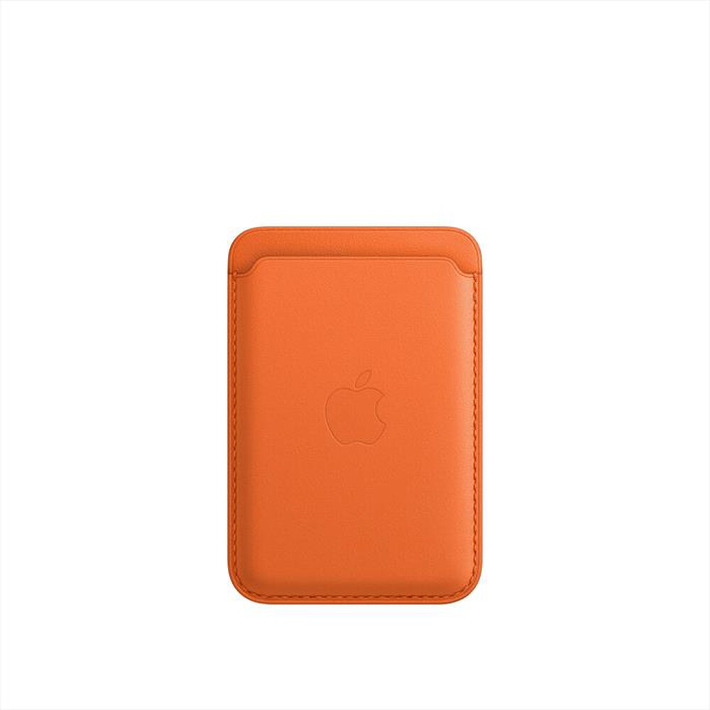 "APPLE - Portafoglio MagSafe in pelle per iPhone-Arancione"
