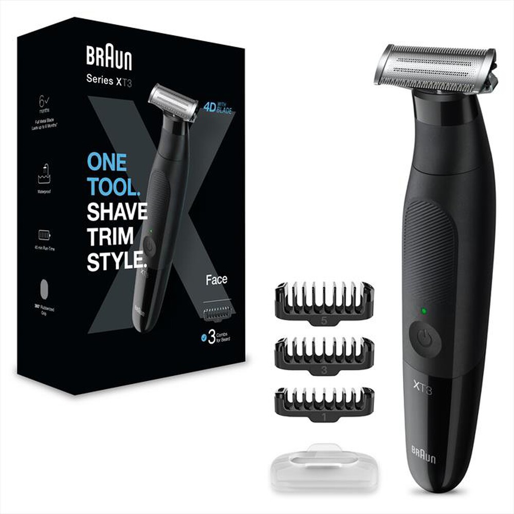 Immagine del prodotto BRAUN - Regolabarba SERIES XT3 XT3100-NERO