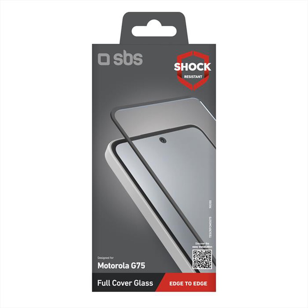Immagine del prodotto SBS - Pellicola protettiva TESCRFCMOG75 per&nbsp;Moto G75-Nero