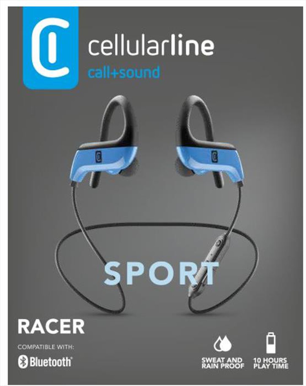 Immagine del prodotto CELLULARLINE - Auricolare bluetooth BTRACERB-Blu