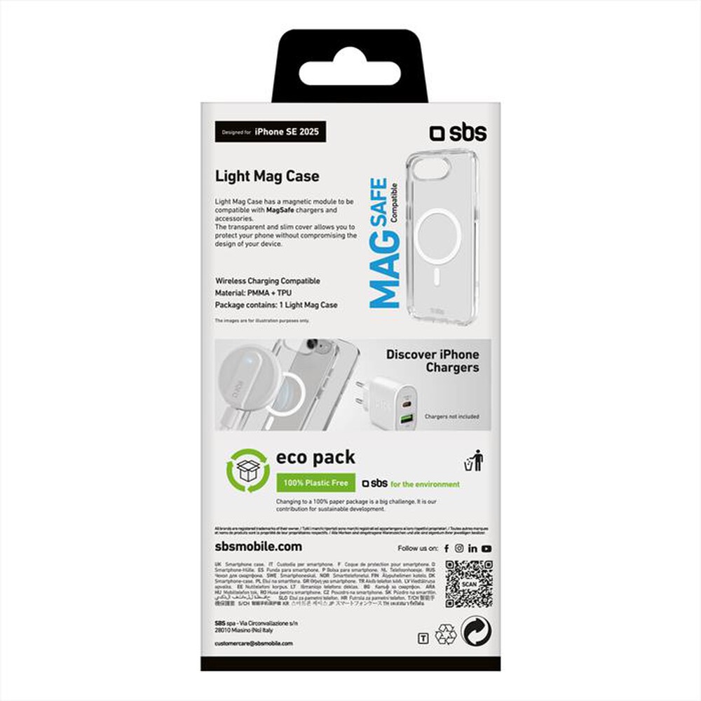 Immagine del prodotto SBS - Cover TELIGMAGIPSE25 per iPhone SE 2025-Trasparente