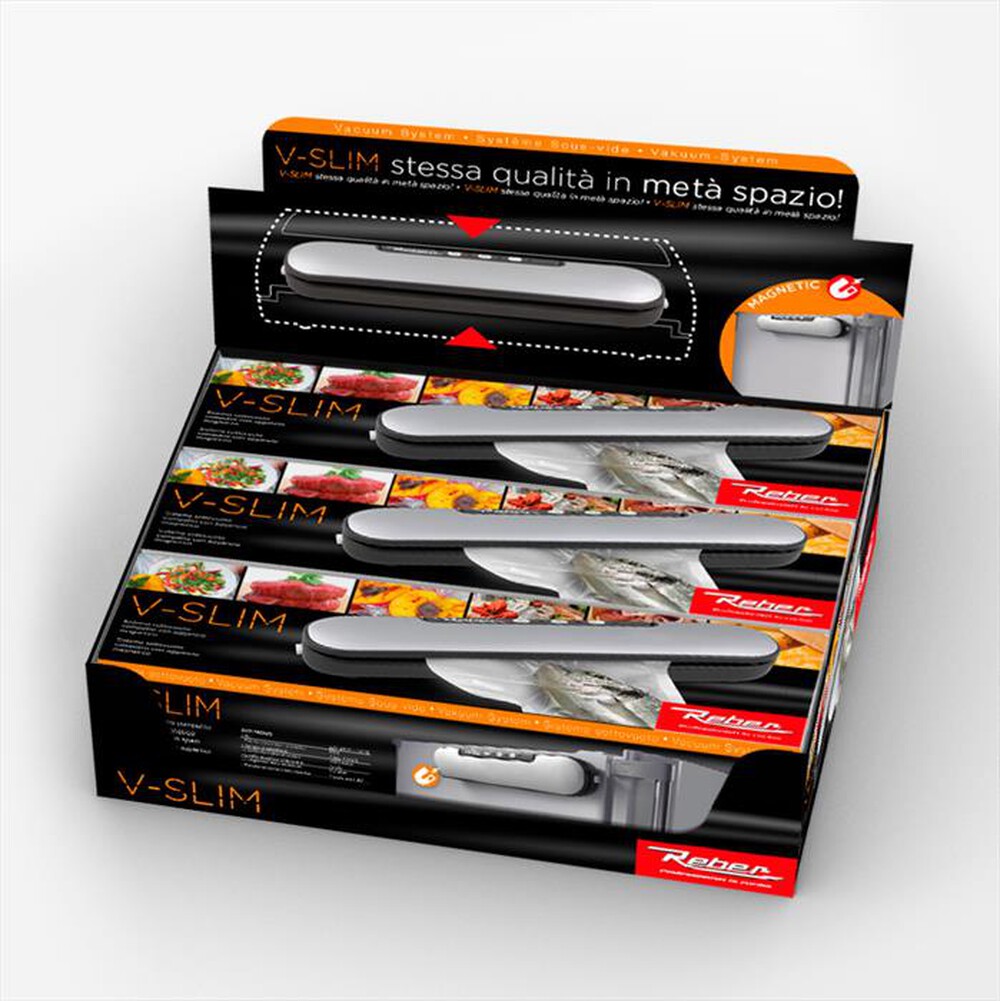 "REBER - SOTTOVUOTO VSLIM-Grigio/Nero"