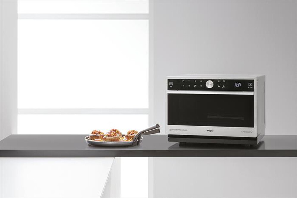 "WHIRLPOOL - Forno microonde MWSC 9133 SX-Nero, Acciaio inossidabile"