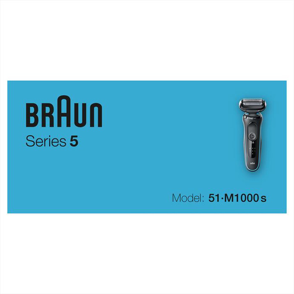 Immagine del prodotto BRAUN - Rasoio SERIES 5 51-M1000S-Menta